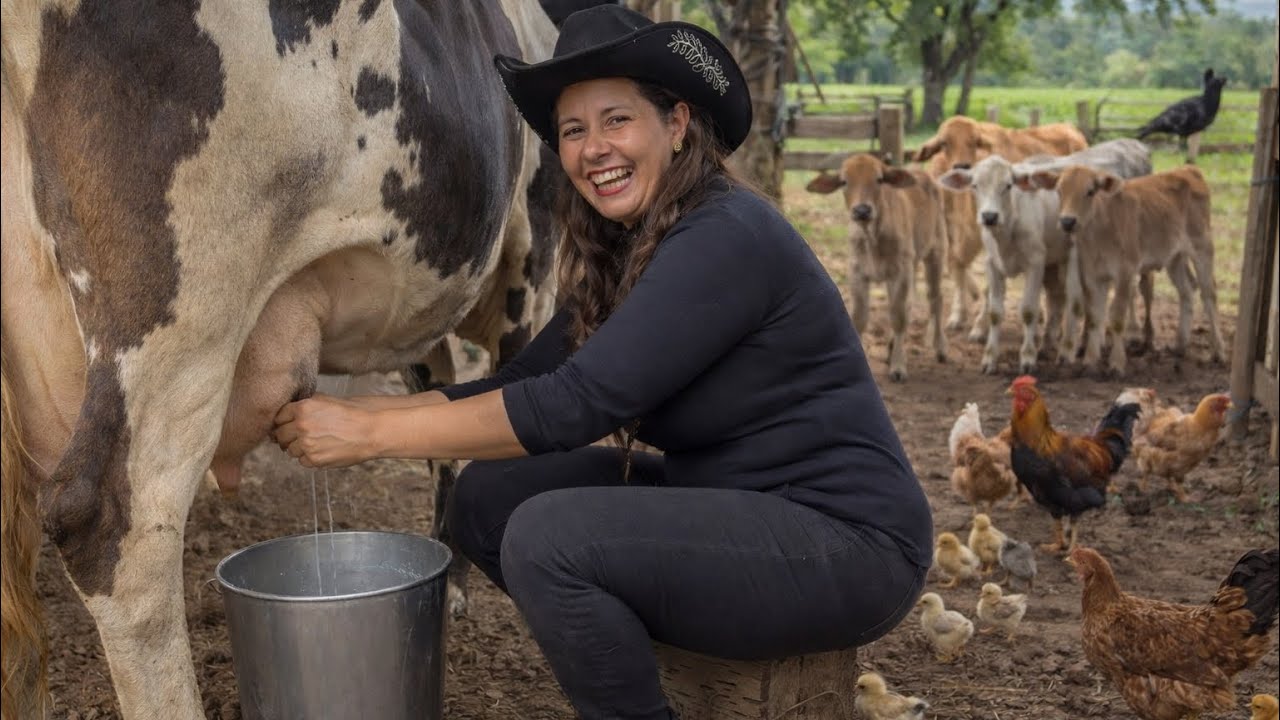 ELA FICOU VIÚVA E TOCA O SÍTIO SOZINHA  