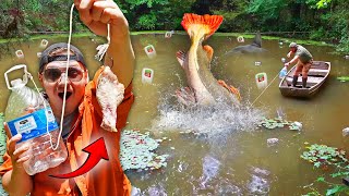 We Threw 100 Jug Lines in our Dead Pond!