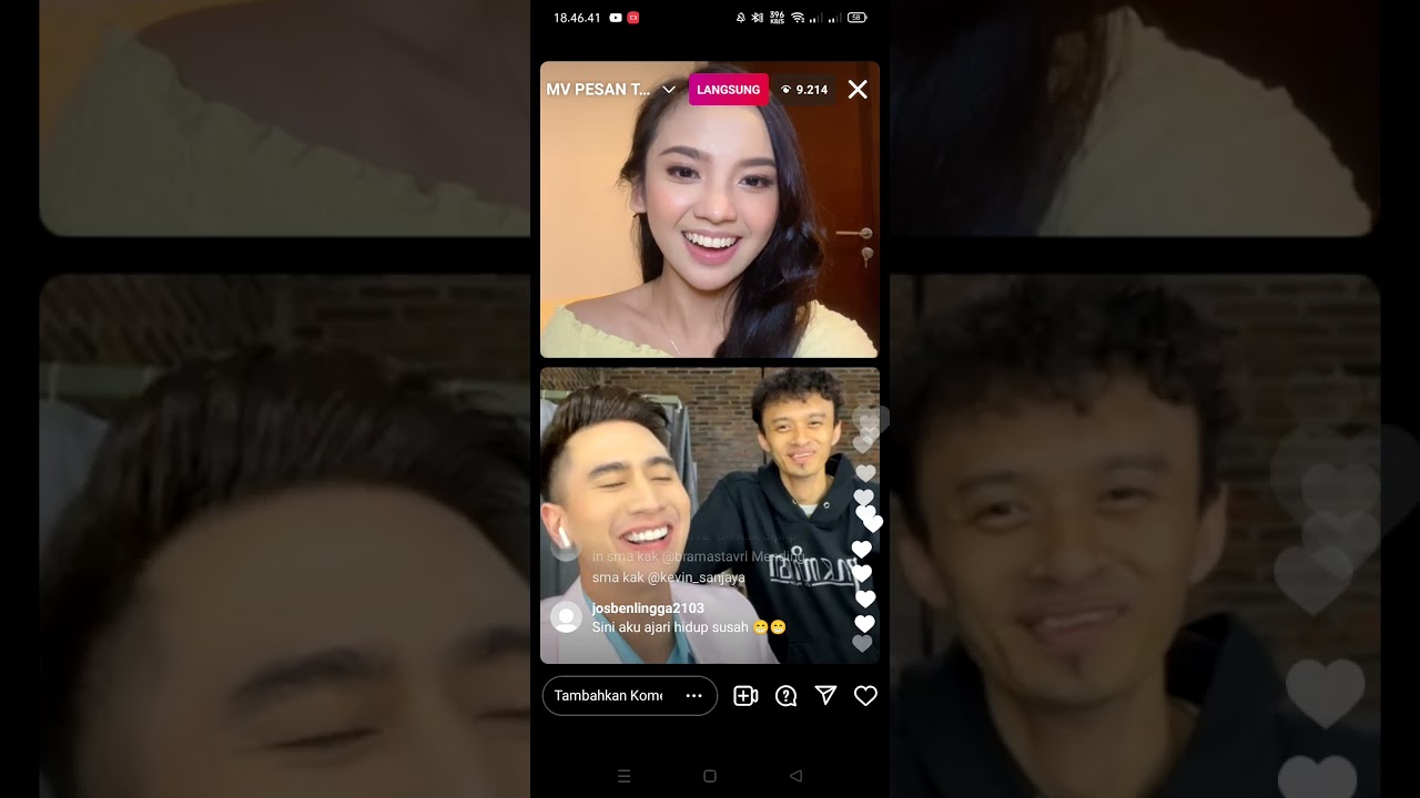 LYODRA GINTING LIVE IG BERSAMA VERREL BRAMASTA