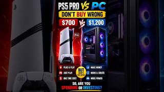 PS5 Pro vs PC — Don’t Buy Wrong ($700 vs $1,200) #shorts #investing #smartmoney