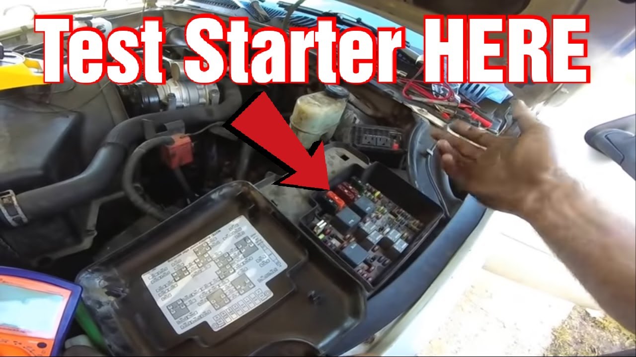 How To Test A Starter Without Having To Touch The starter