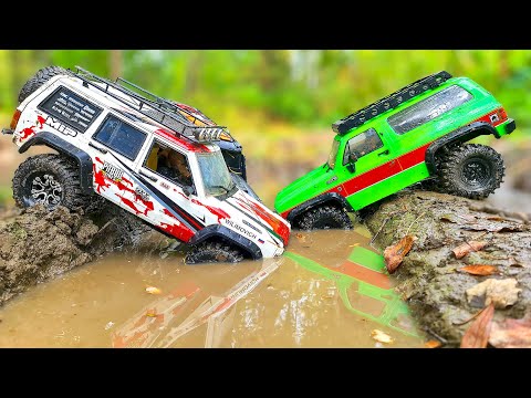 Jeep Cherokee 2WD  Mercedes G500 4x4 - Chevrolet Blazer  RC Cars MUD Racing Vol.2