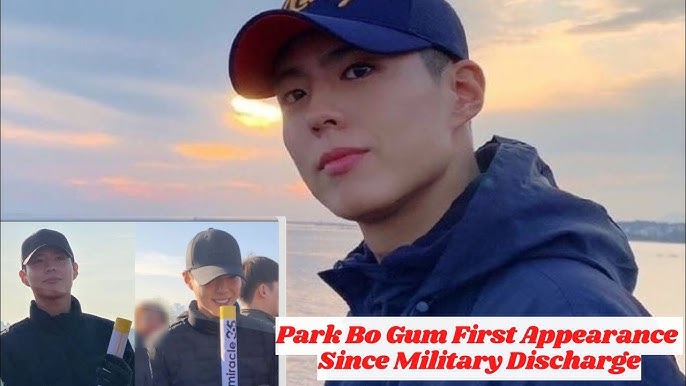 Park Bo-gum attains his barber license while in the military