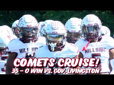 Hillside 35 Gov. Livingston 0 | Big Central Week 5 | Muwaffaq Parkman 3 TD Runs!