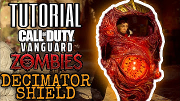 "TERRA MALEDICTA" - HOW TO GET THE DECIMATOR SHIELD TUTORIAL (Vanguard Zombies DLC 1 Guide)