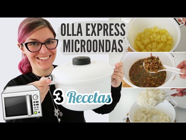 Handy Gourmet Olla a presión ecológica para microondas, fácil de cocinar en  microondas, utensilios de cocina para microondas fáciles y rápidos para