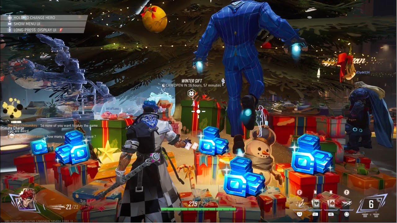 Marvel Rivals - PS5 - 5 сезон - Таймс-сквер - Бесплатные зимние подарочные юниты - Наконец-то ком...