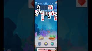 playing solitaire 3D fish