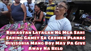 Buraotan Latagan Sa Carmen Planas Divisoria Mang Boy May Pa Give Away Na Relo