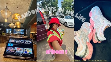 Episode 1: random days in my life | EXAM SEASON | STUDYING |SCHOOL MORNING ROUTINE | SHOOTS |BTS