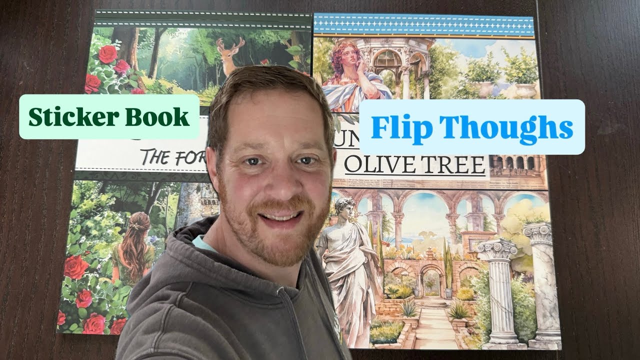 Sticker Books Flip Through 