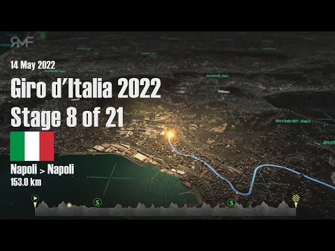 Giro d'Italia 2022 - Stage / Tappa 8 (Napoli - Napoli) - Route / Parcours / Animation / Profile