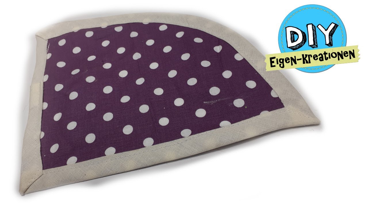 Schrägband an Ecken und Rundungen nähen I DIY Eigen Kreationen - YouTube