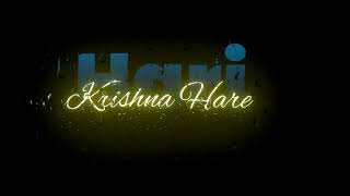 🥀HEY MERE🥀GIRIDHAR HEY🥀GOPALA TUHI🥀🌸 DUKH DOOR KARE HARE 🌸KRISHANA🌸 HARE black screen status❤video🥀🥀 screenshot 2