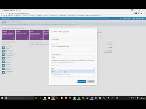 Create Project Visual Studio Team Services Online