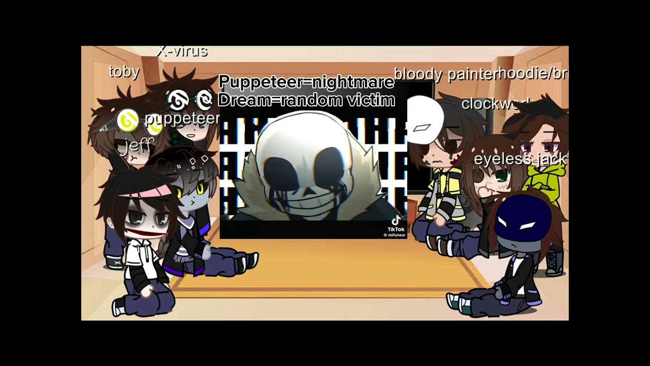 Creepypasta react to genderfluid y/n pt.1