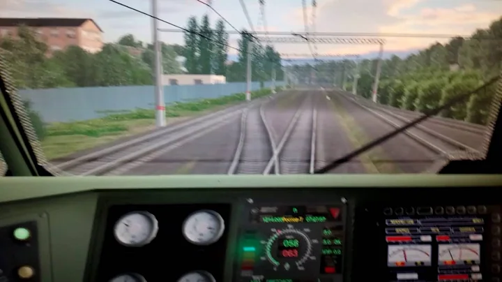 ZDSimulator — Поездка Ростов-Кизитеринка (маршрут Батайск–Ростов–Лихая) (15.07.2016) (Детск. видео).