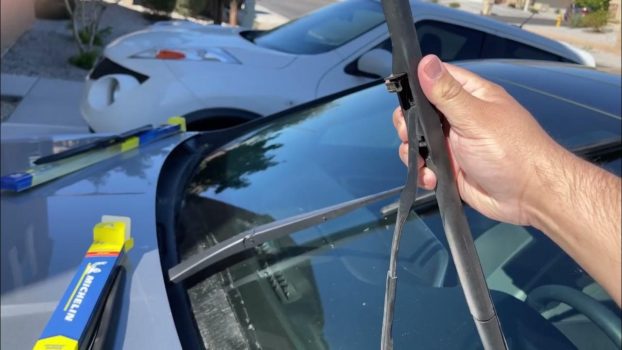 2021 Hyundai Sonata Wiper Blade Change out Process - YouTube