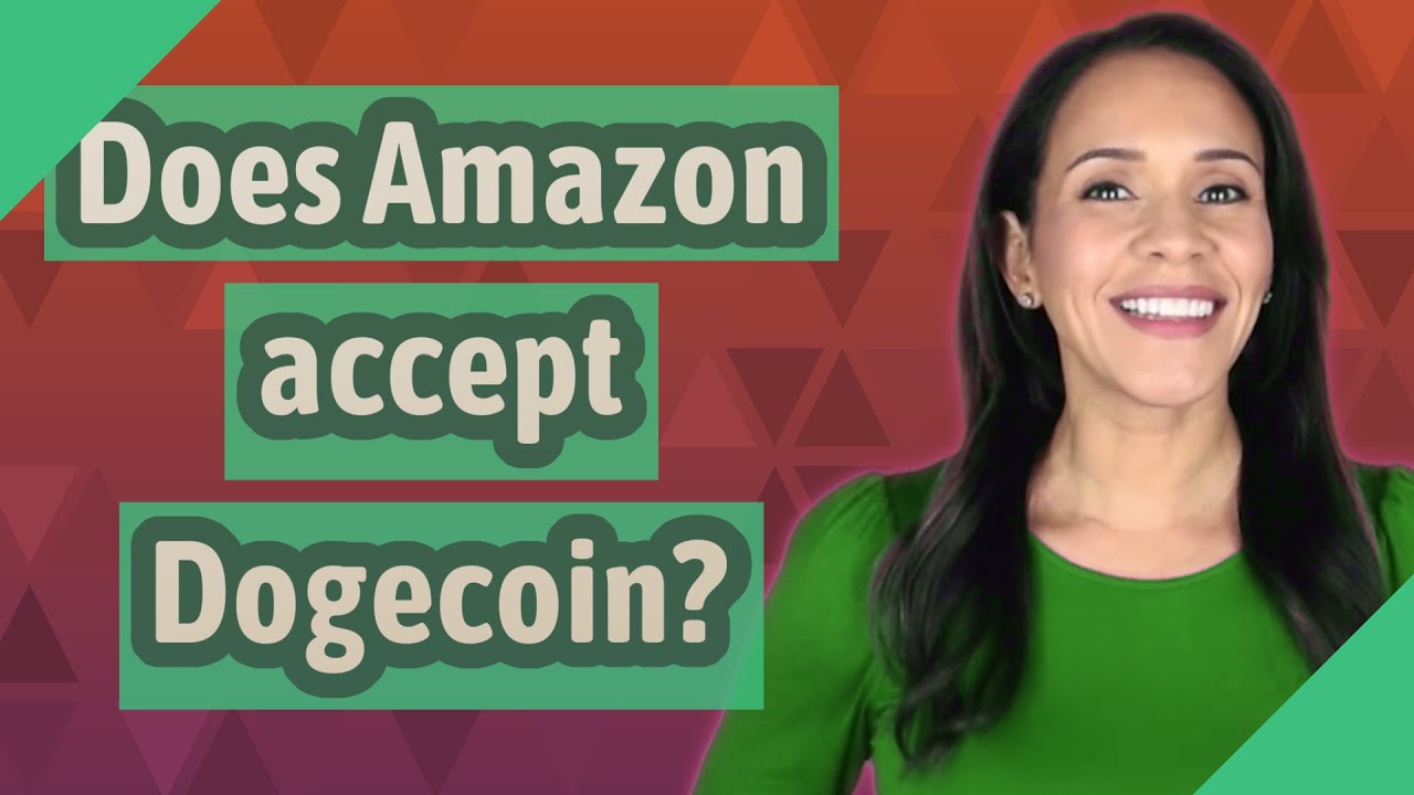 Does Amazon accept Dogecoin? YouTube