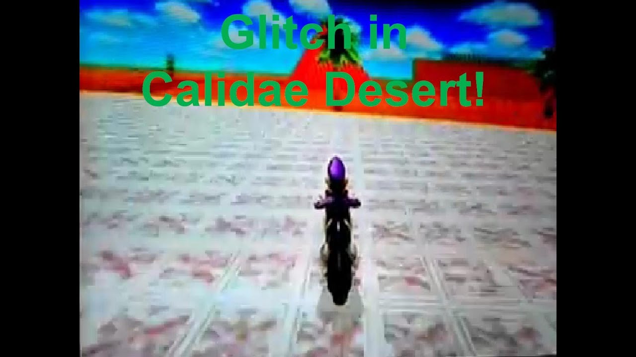 Sliding... SIDEWAYS?? Mario Kart Wii Custom Tracks Calidae Desert
