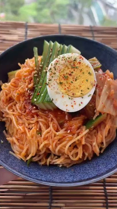 Bibimguksu - Spicy Korean Cold Noodles || EASY KOREAN RECIPES