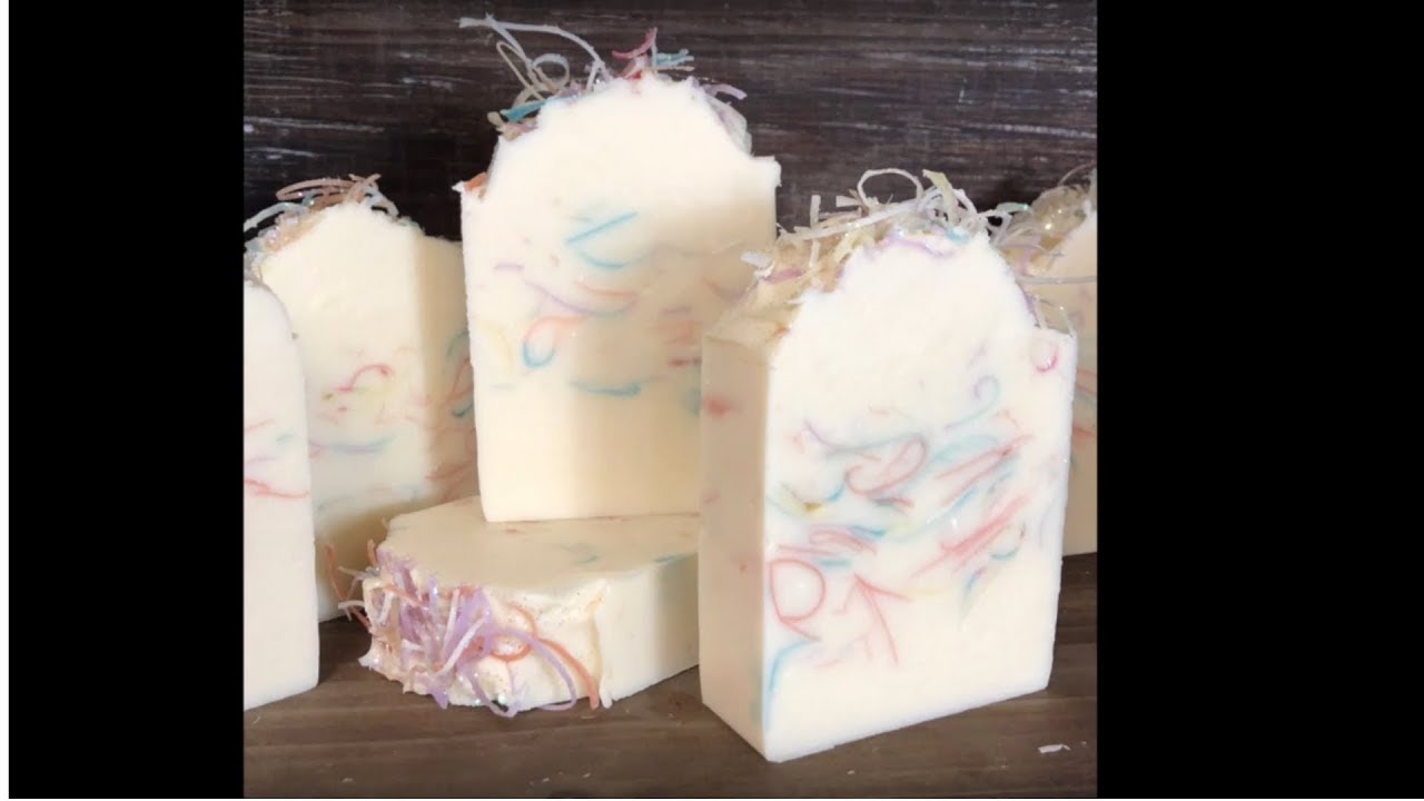 Celebration Soap ~making and cutting