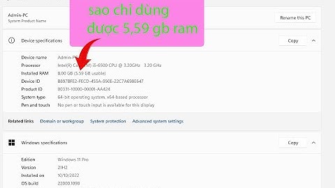 Khắc phục lỗi ram 8g báo 3 99 dùng được năm 2024