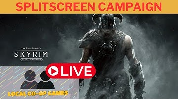 Skyrim Splitscreen Multiplayer in 2025 (Nucleus Coop) Live Gameplay