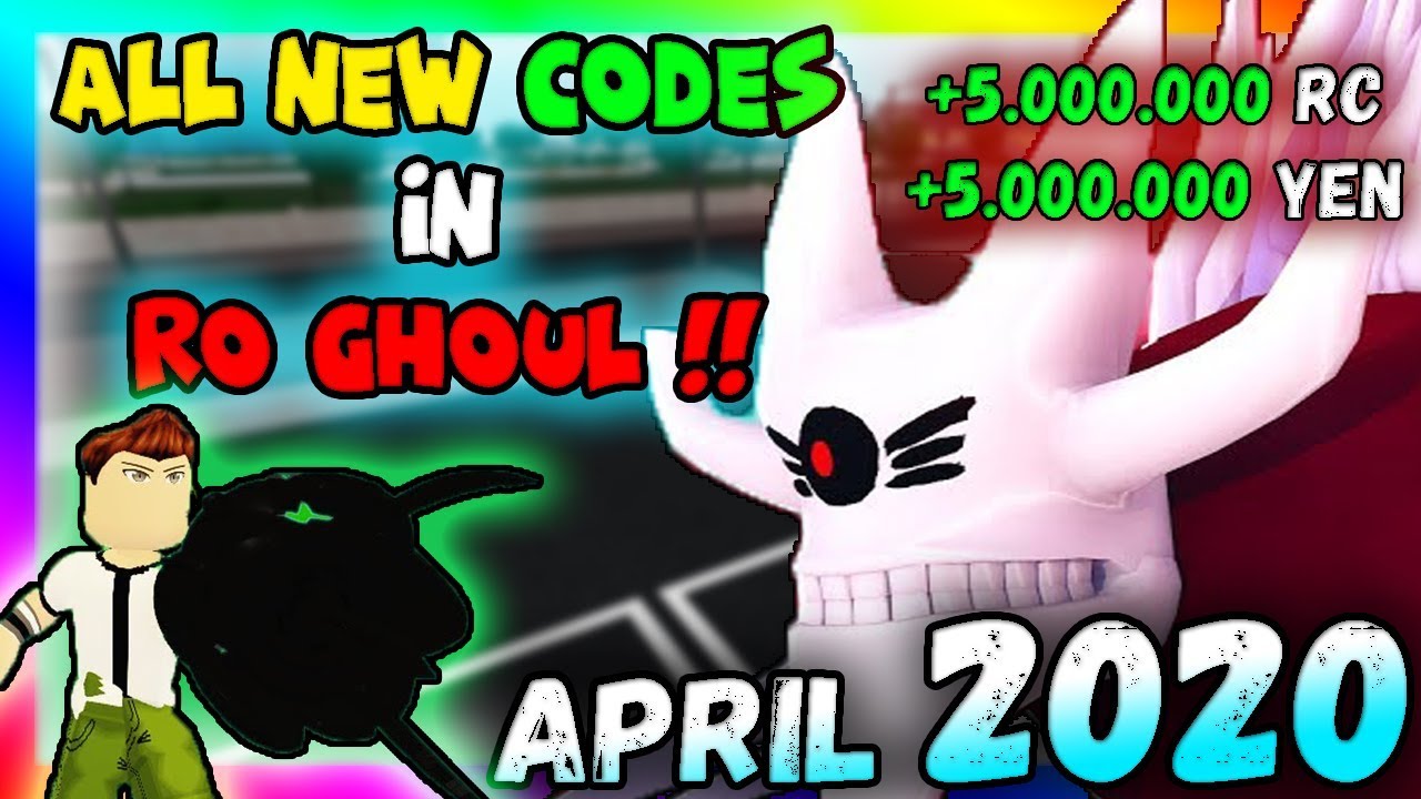 5m Yen Rc All New Codes In Ro Ghoul April 2020 Youtube - roblox ro ghoul codes mask