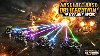C&C Generals Zero Hour - Ultimate Laser Walker Assault & Base Obliteration!