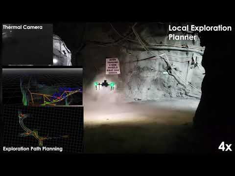 Graph-based Exploration Path Planning - Aerial Robot inside an Underground Mine
