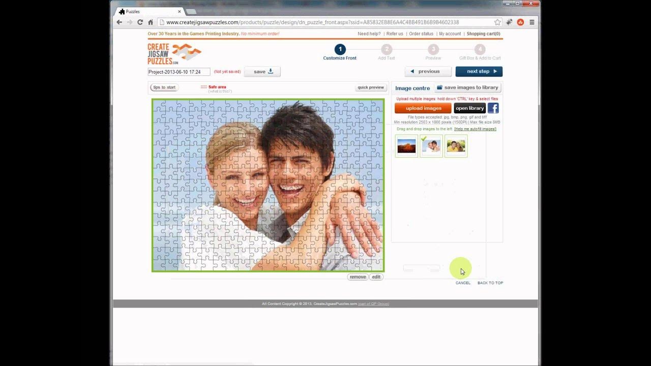 Tutorial on Creating Your Own Jigsaw Puzzle - YouTube