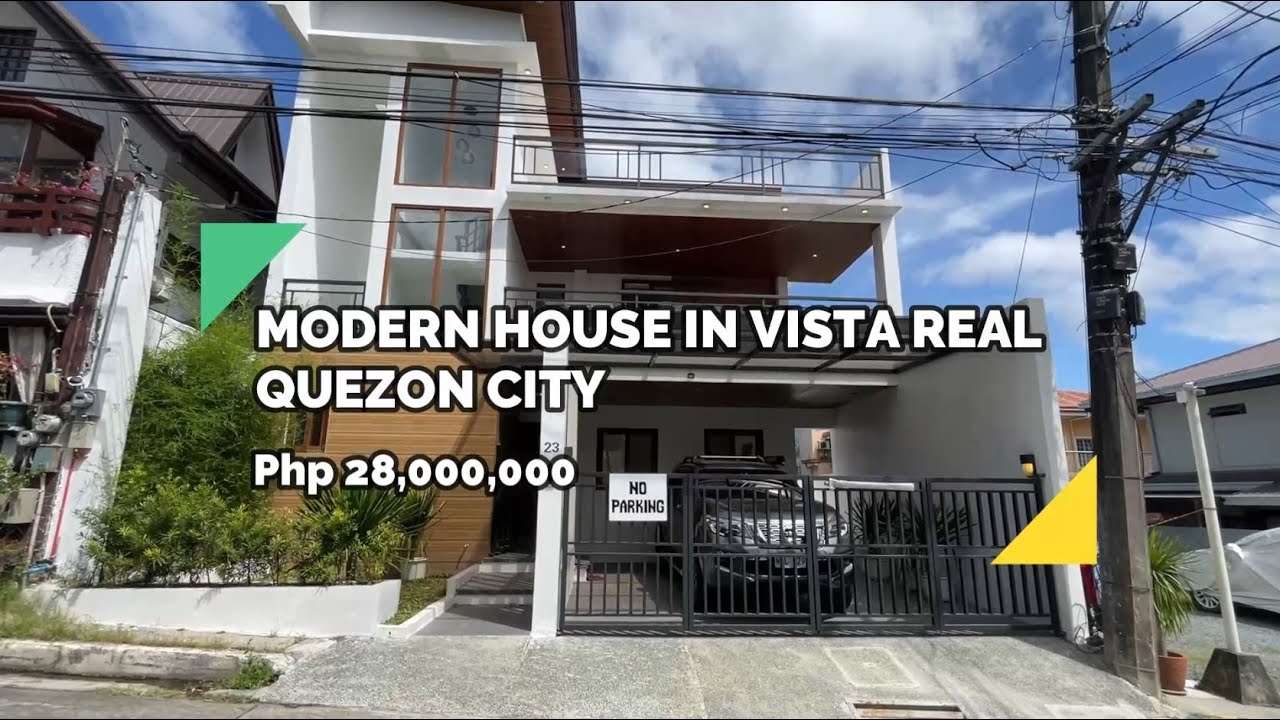 MODERN HOUSE IN VISTA REAL QUEZON CITY FOR PHP 28M YouTube