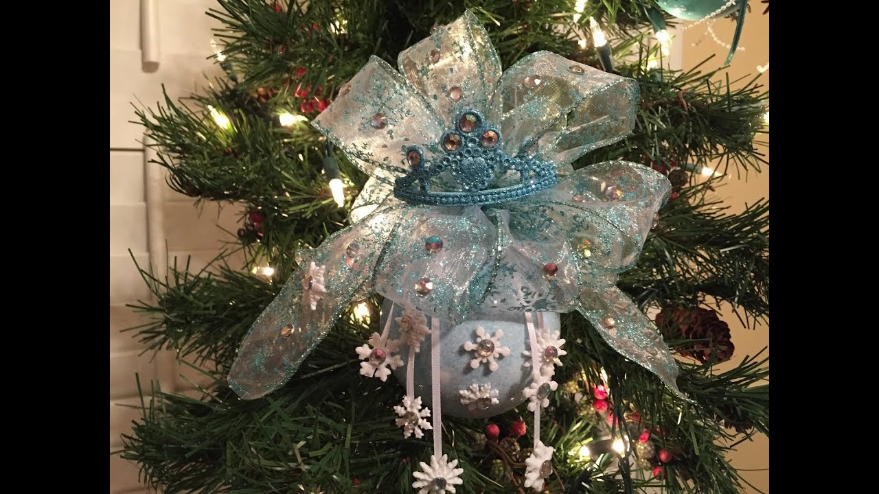 How to make an Elsa Christmas Ornament Ball Tutorial