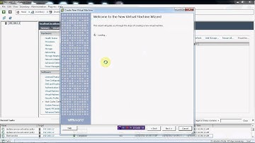 3 Connecting to ESXi for first time and creating first virtual machine Windows 2003