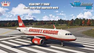 MSFS 2024 | KSAN RWY 27 RNAV | How I make that approach work