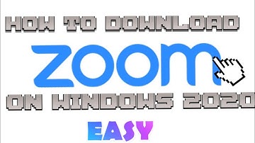 ZOOM download on windows 7,8,10