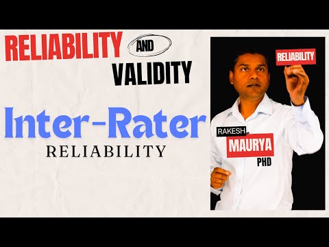 Reliability and Validity