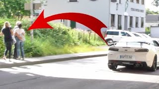 ⁴ᴷ⁶⁰ NÜRBURGRING 650HP Chevy Camaro ZL1 SCARES Lady !! Street Action Touristenfahrten Nordschleife
