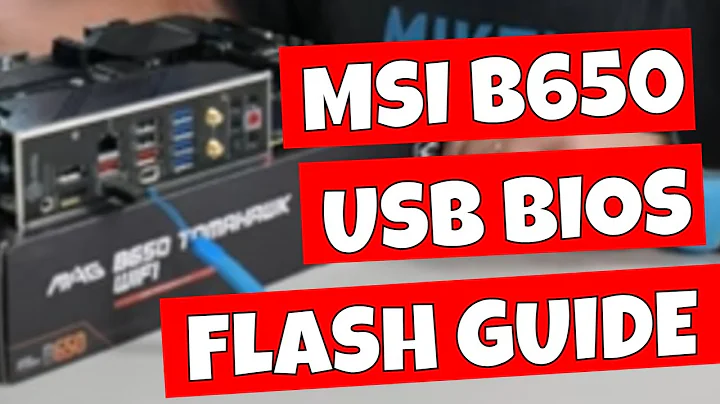 MSI b650 mag Tomahawk Wi-Fi에서 USB BIOS 플래시백 수행 방법
