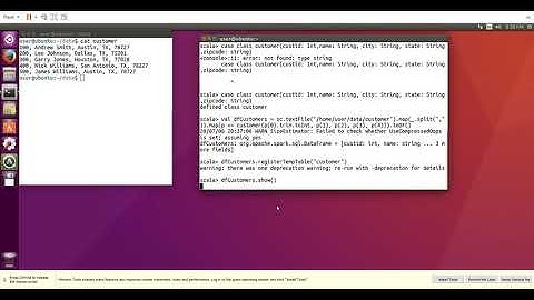 Spark SQL   Reading Text File