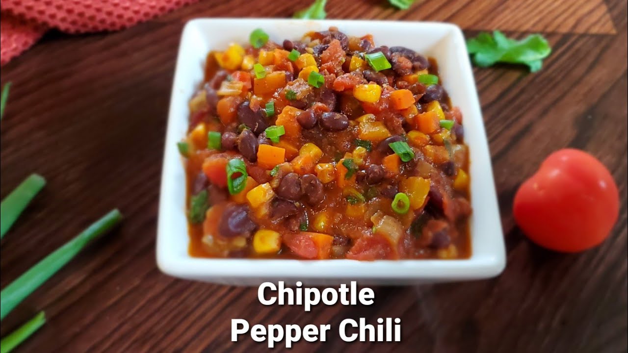 Chipotle Pepper Chili Vegetarian Chili How To Make Vegetarian Chili