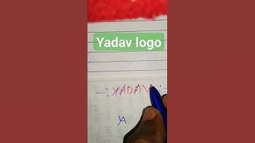 YADAV logo #yadav brand #yadav name #calligraphy ✍️#comment your name!