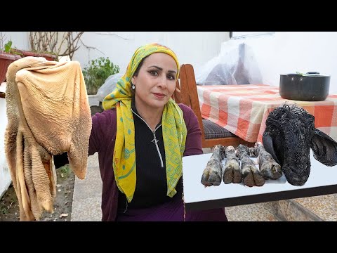 باجة الكوارع طريقة اكل المقادم او القشة