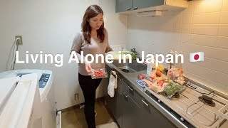 Daily Life Living in Japan | Grocery Shopping on Friday Night | Meeting a Japanese friend