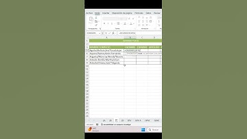 Dividir texto en excel #exceltips #tecnologia #tips #ordenador #android #windows #movil #apps