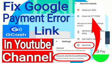 How To Fix Google PlayStore Payment Error | Add GCash Link To Youtube Channel | Easy Tutorial
