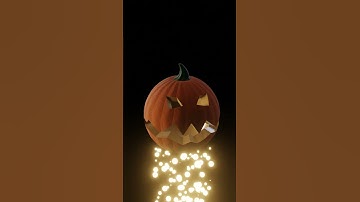Infinite Halloween Pumpkin - 3D animation #3d #halloween #blender #loop