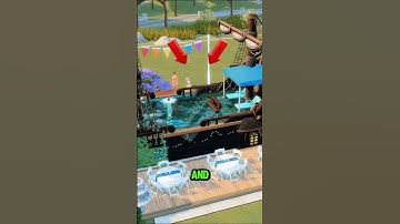 Secret Sims 4 Pool Building Hacks You NEED to Know (part 2) #sims4hacks #sims4ideas