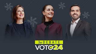 Tercer y último debate presidencial | Voto24